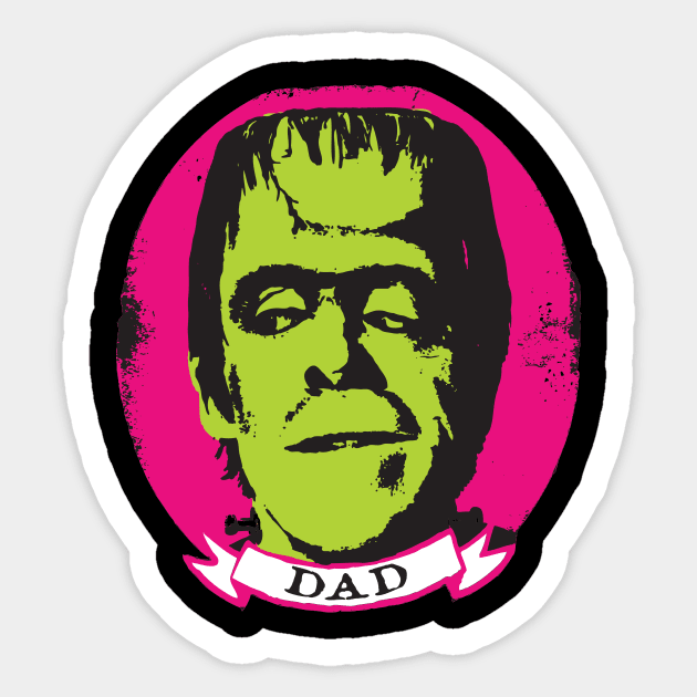 Herman Munster Sticker by HardisonLCollinsIII